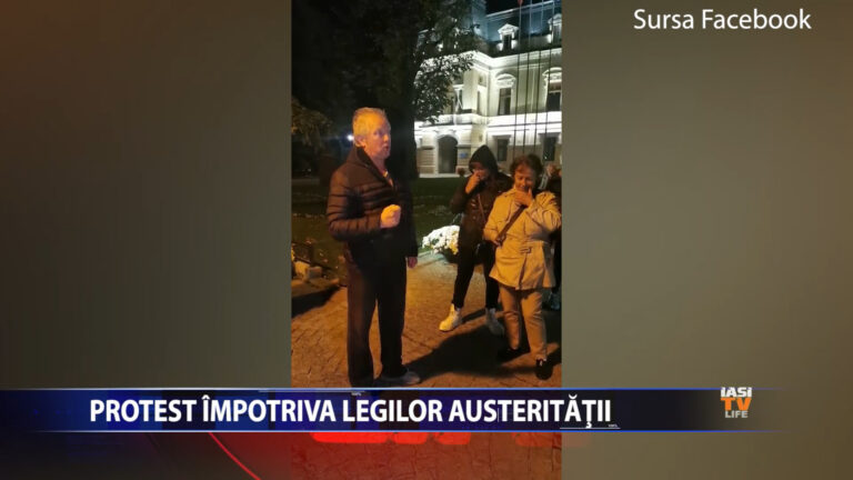 Protest împotriva legilor austerității