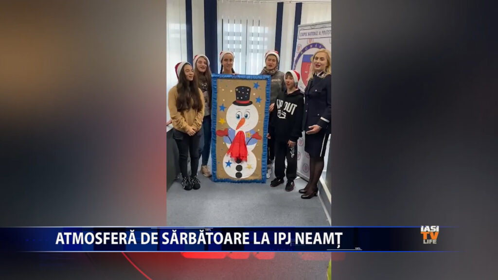 Atmosfera de sarbatoare la IPJ Neamt