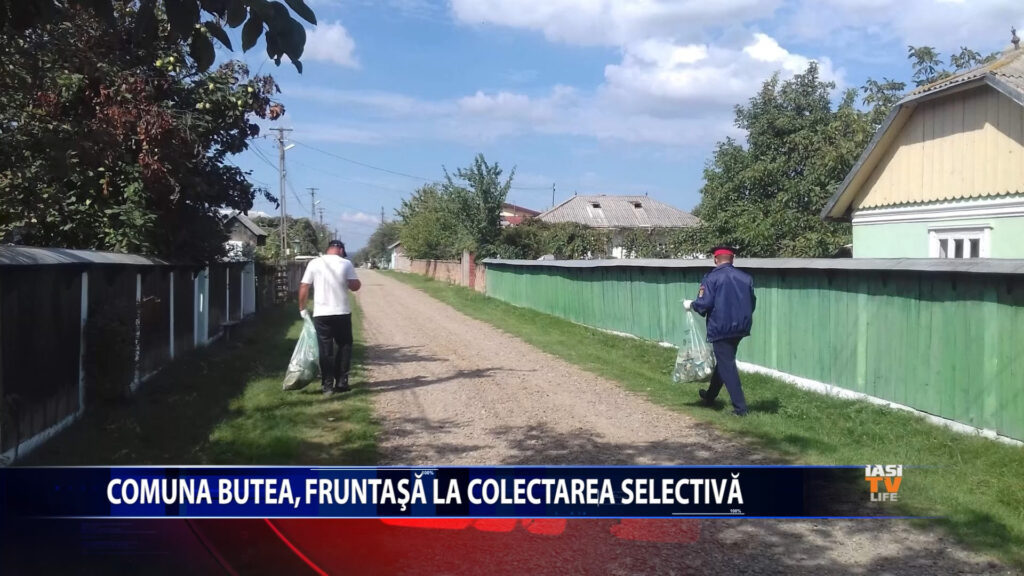 Comuna Butea, fruntasa la colectare selectiva