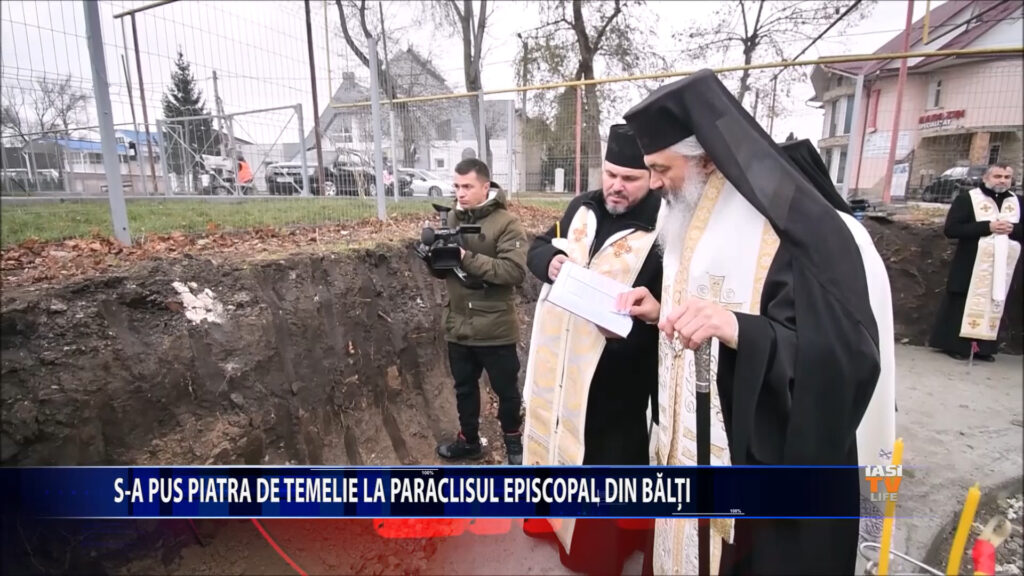 S-a pus piatra de temelie la Paraclisul Episcopal din Balti