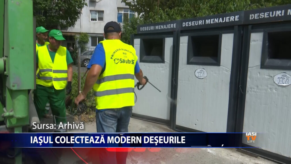Iașul colectează modern deșeurile