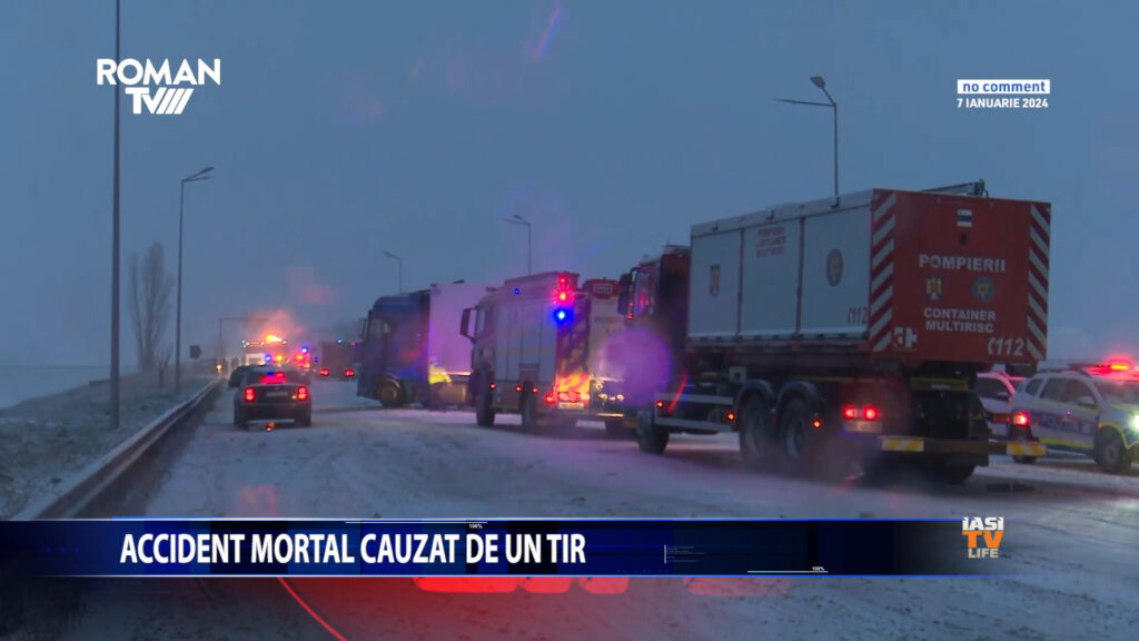 Accident mortal cauzat de un TIR