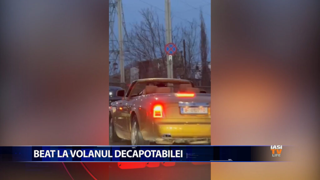 Beat la volanul decapotabilei