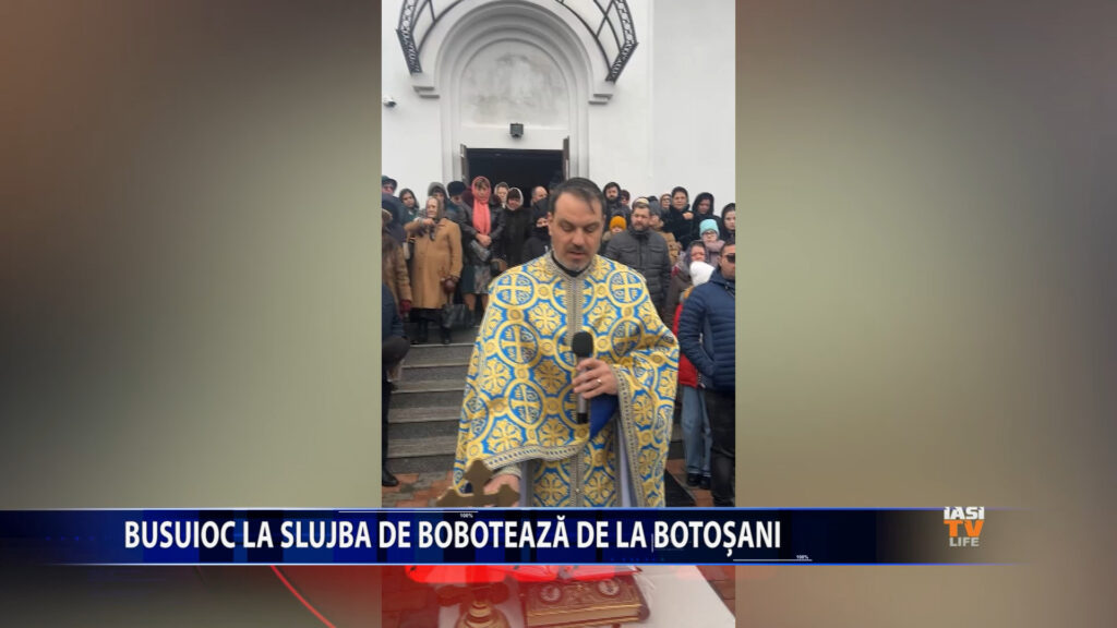 Busuioc la slujba de Bobotează de la Botoșani
