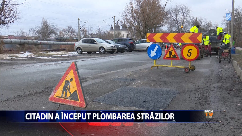 Citadin a început plombarea străzilor