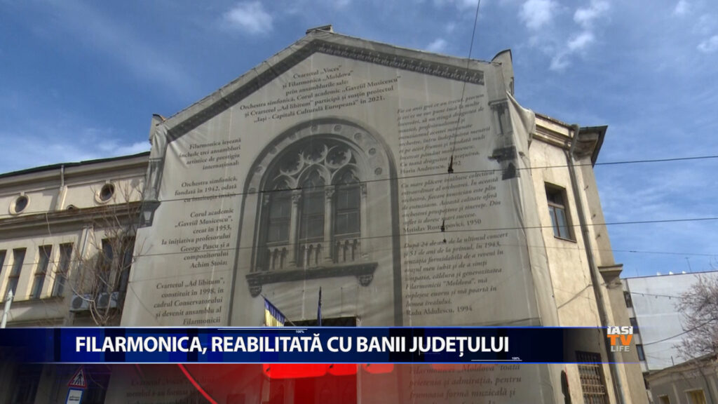 Filarmonica, reabilitată cu banii județului
