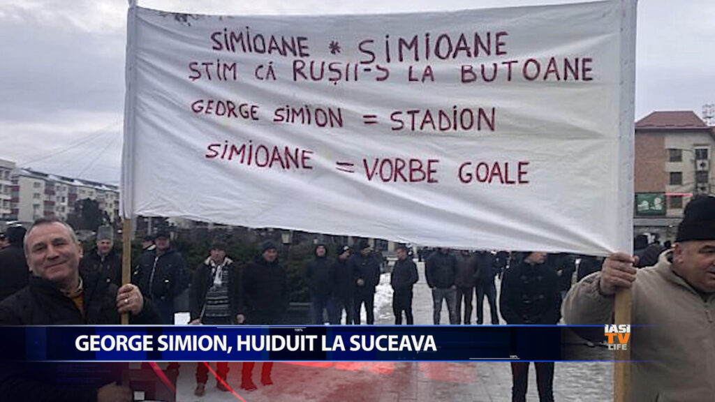 George Simion, huiduit la Suceava