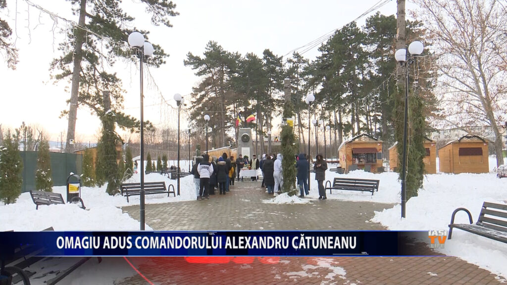 Omagiu adus Comandorului Alexandru Catuneanu