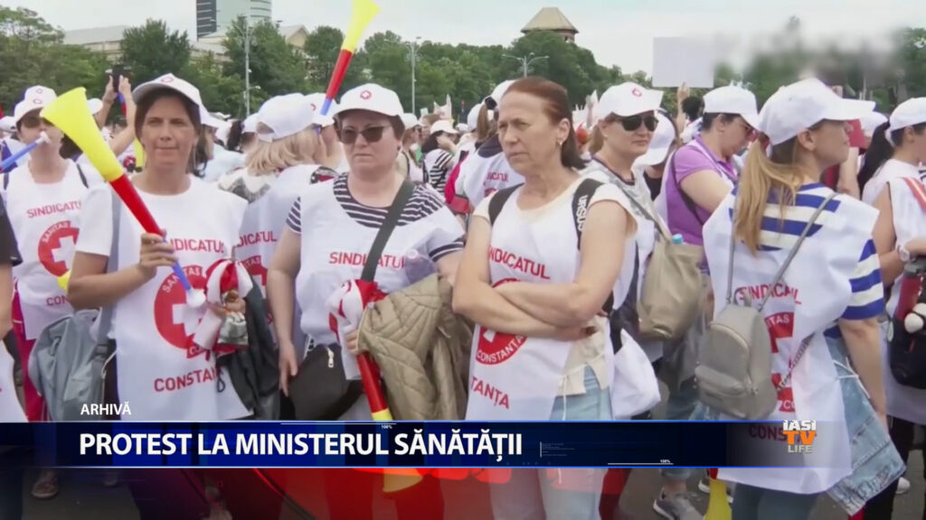 Protest la Ministerul Sănătății