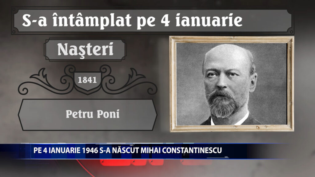 S-a întâmplat pe 4 ianuarie