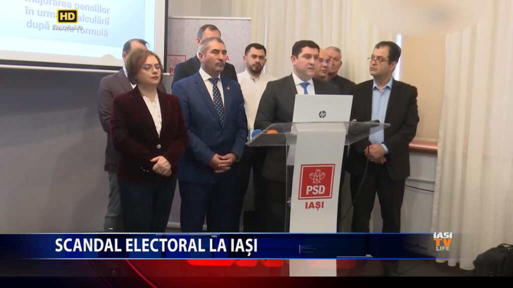 Scandal electoral la Iași