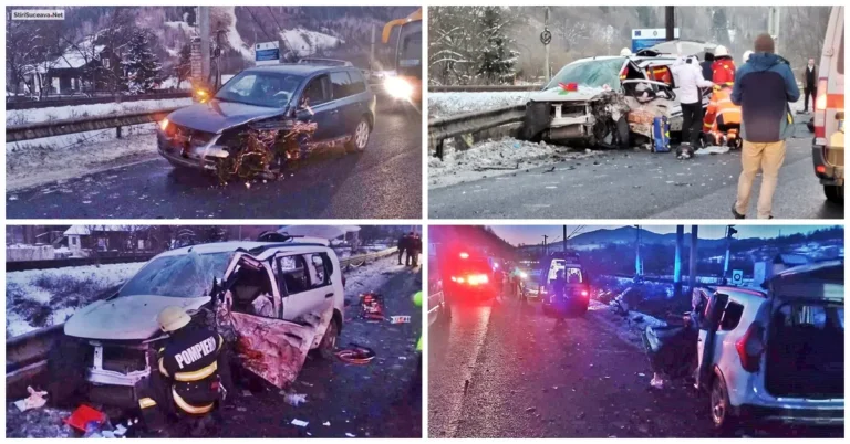 Accident rutier grav pe raza localităţii Molid: o persoană a murit, iar alte trei au fost rănite