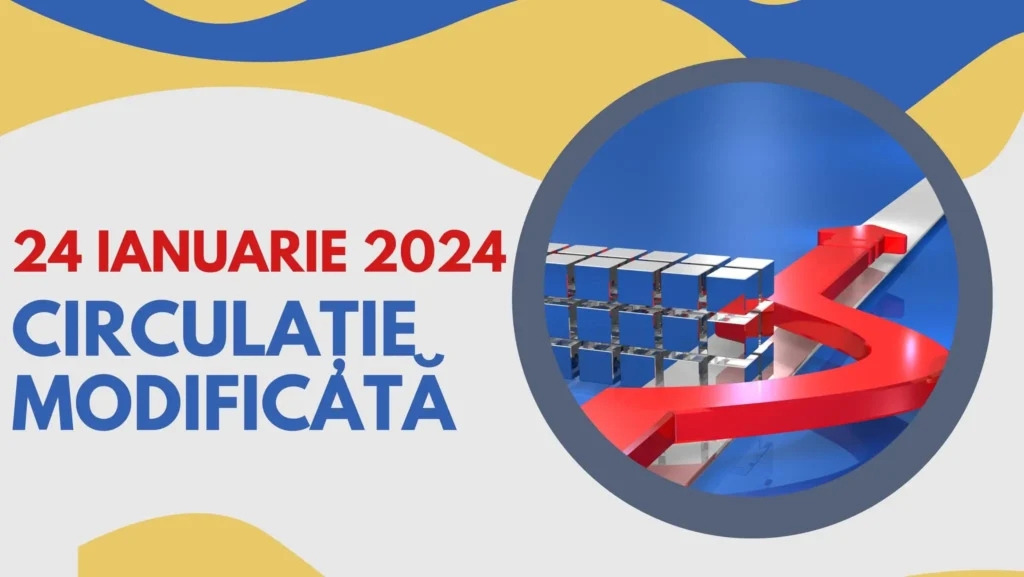 Cum circulă la Iași mijloacele de transport în comun pe 24 ianuarie