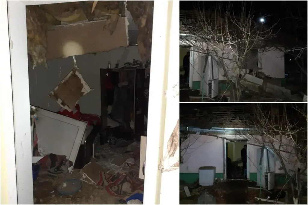 Explozie devastatoare într-o casă din Vaslui. Doi bărbaţi, scoşi cu răni de sub dărâmături