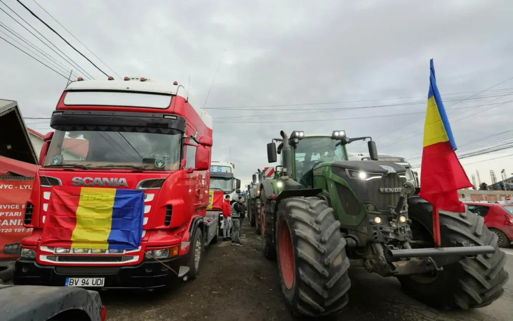 Continuă haosul pentru a șaptea zi la rând. Transportatorii și fermierii nu renunță la proteste