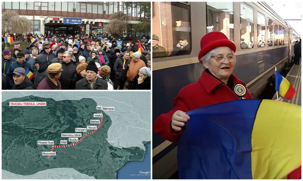 Cum a arătat călătoria București-Iași cu Trenul Unirii. Petrecere în vagoane, sărbătoare în stații