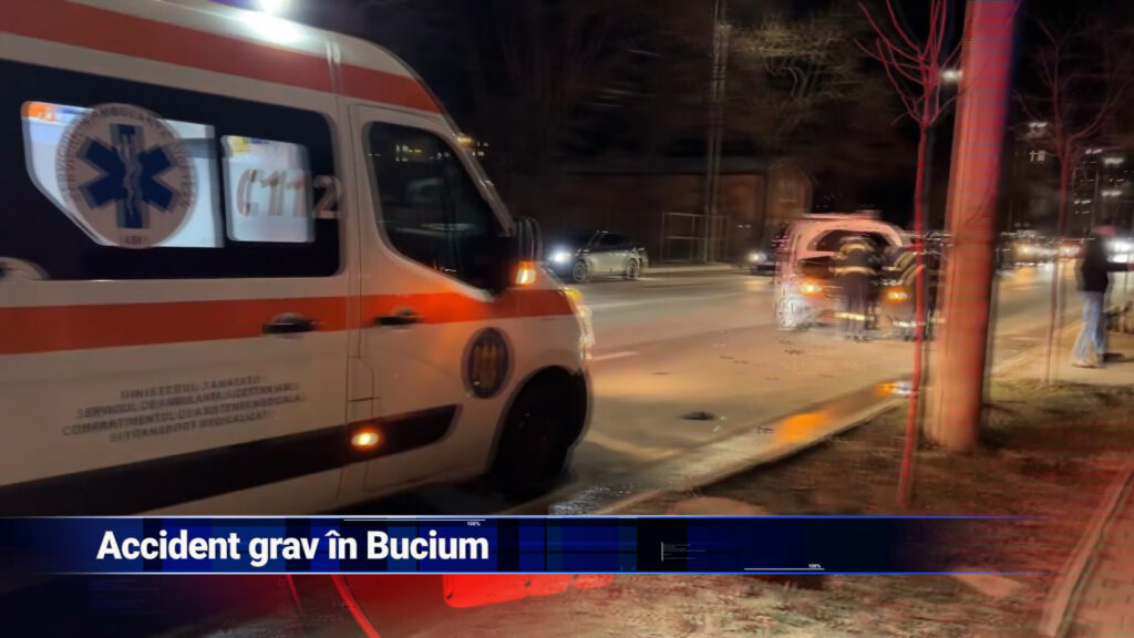 Accident grav în Bucium