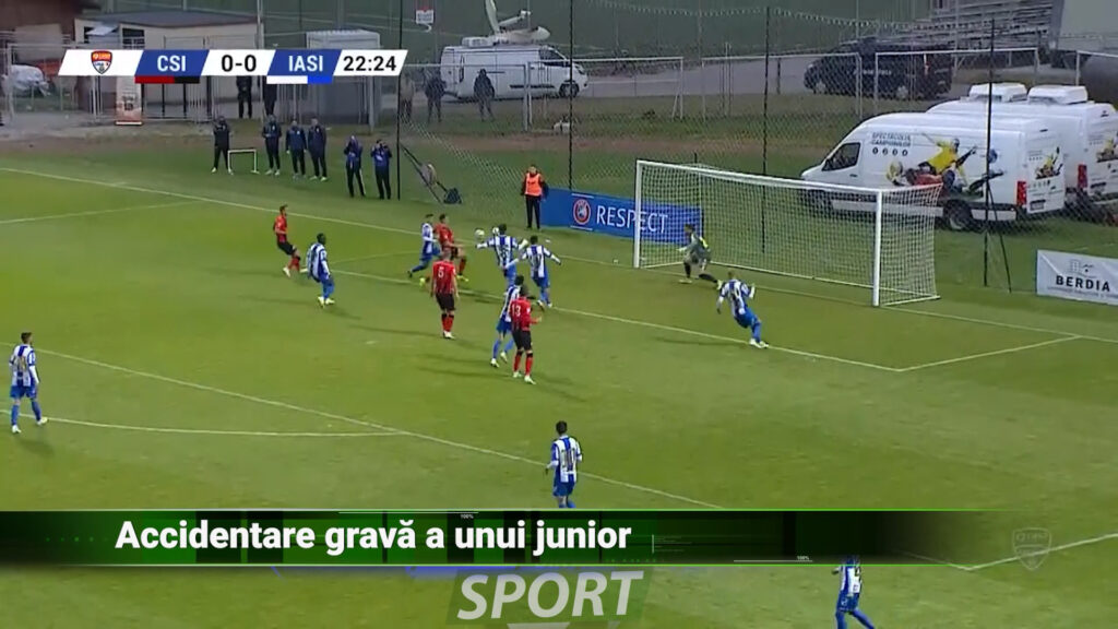 ACCIDENTARE GRAVĂ A UNUI JUNIOR
