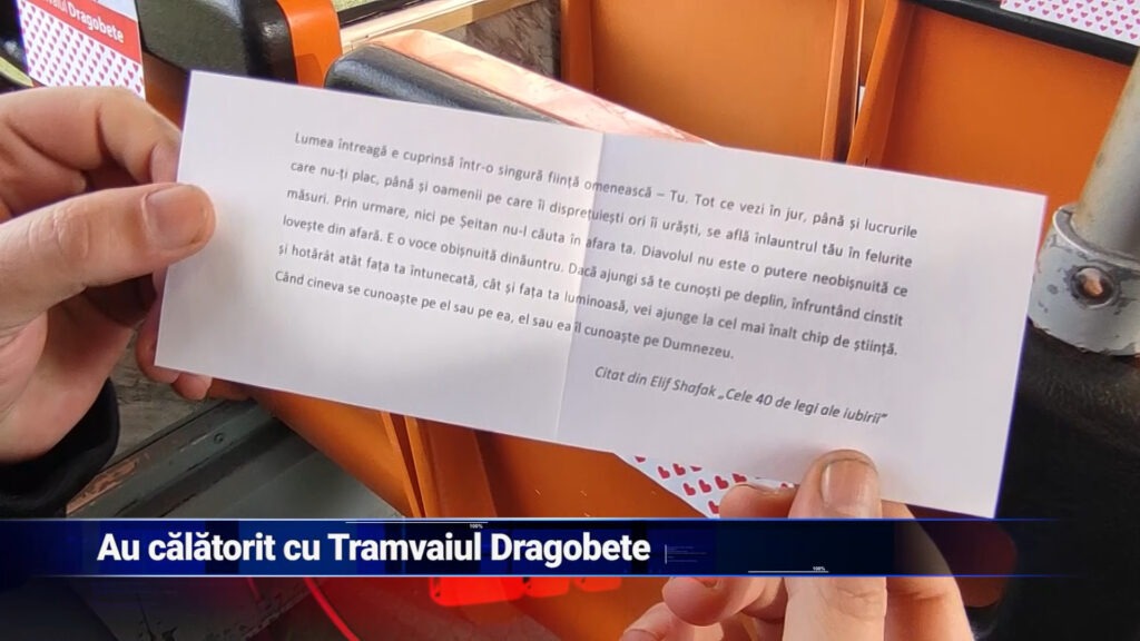 Au calatorit cu Tramvaiul Dragobete