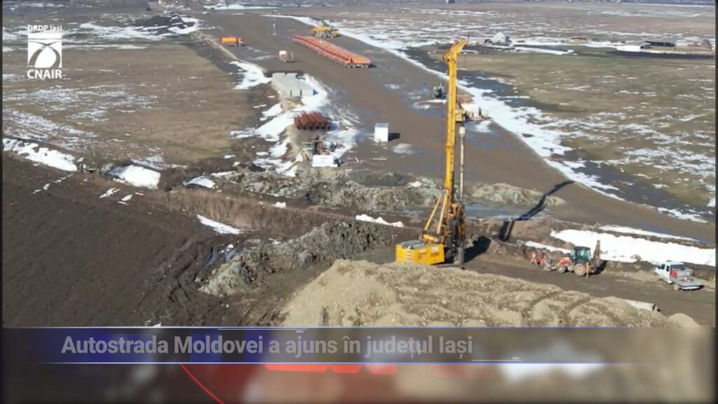 Autostrada Moldovei a ajuns în județul Iași