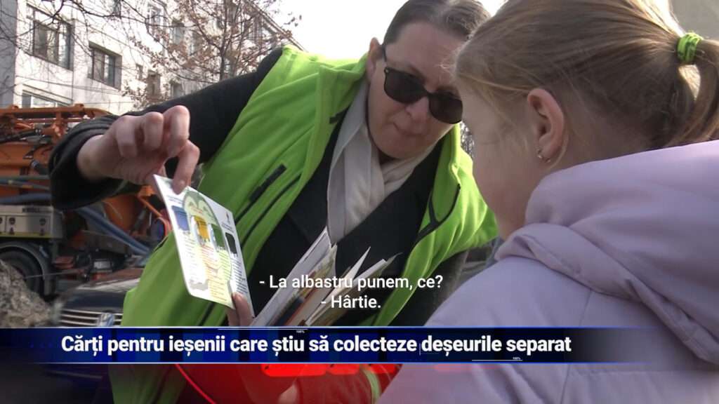 Cărți pentru ieșenii care știu să colecteze deșeurile separat