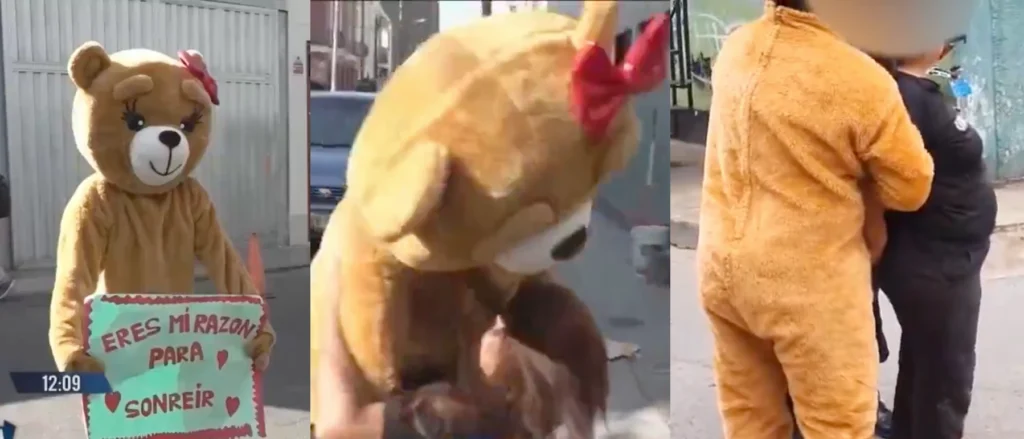 VIDEO: Ursulețul de pluș antinarcotice a arestat două femei simulând a fi un cadou de Ziua Îndrăgostiților