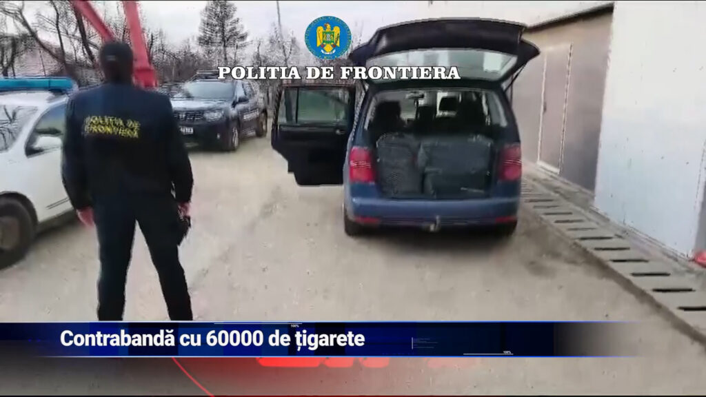 Contrabanda cu 60.000 de țigarete