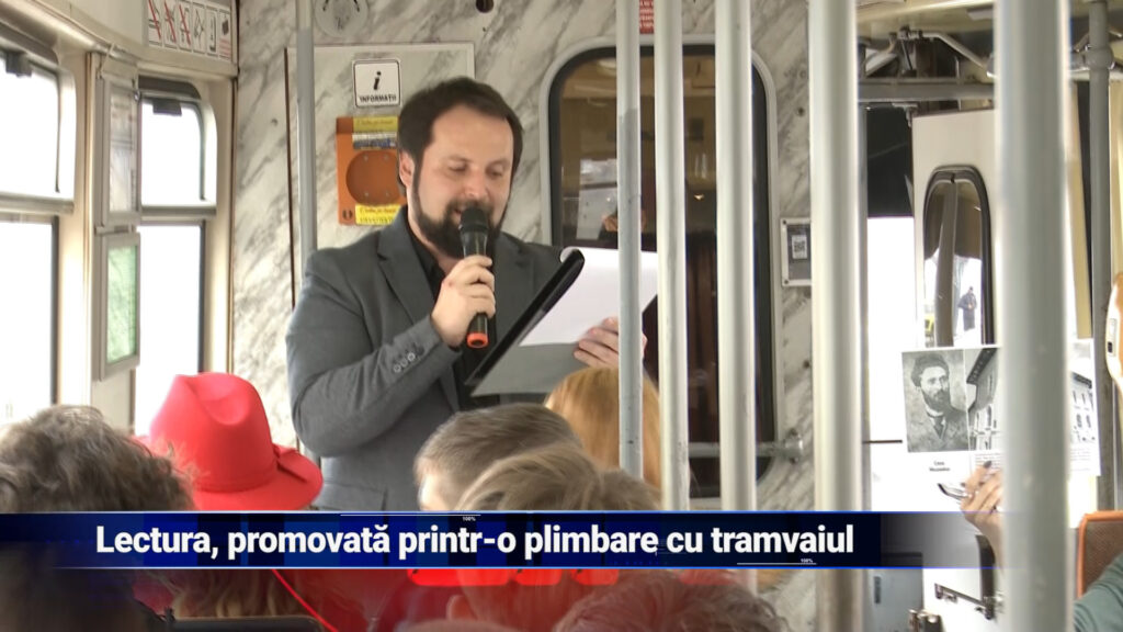 Lectura, promovată printr-o plimbare cu tramvaiul