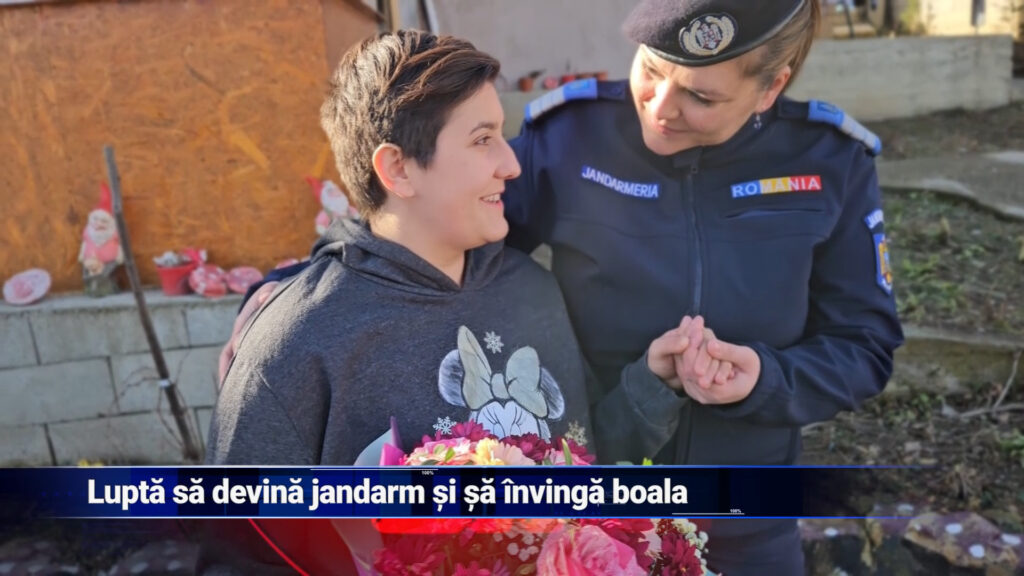 Lupta să învingă boala și să devină jandarm