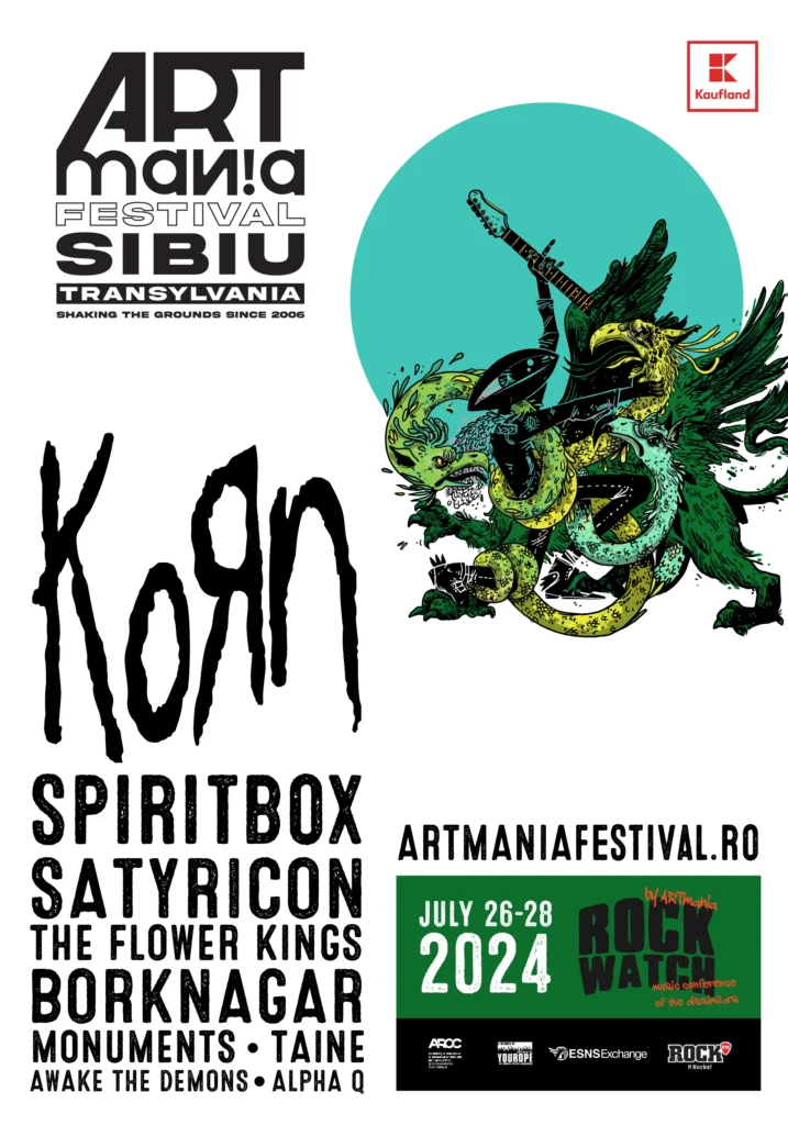 Korn, legendara formație americană, intră în line-up-ul ARTmania Festival 2024