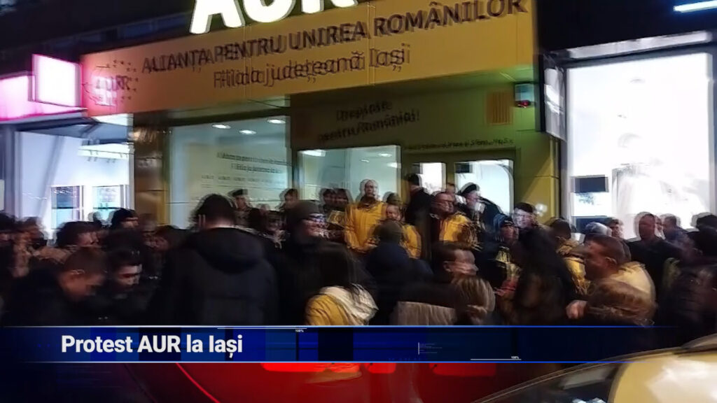 Protest AUR la Iași
