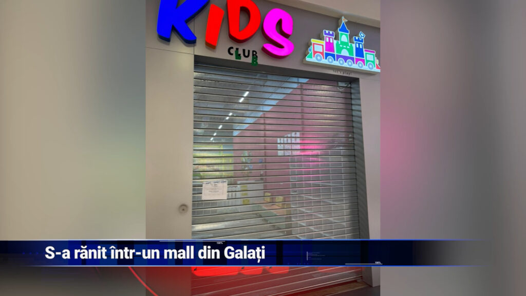 S-a rănit într-un mall din Galați