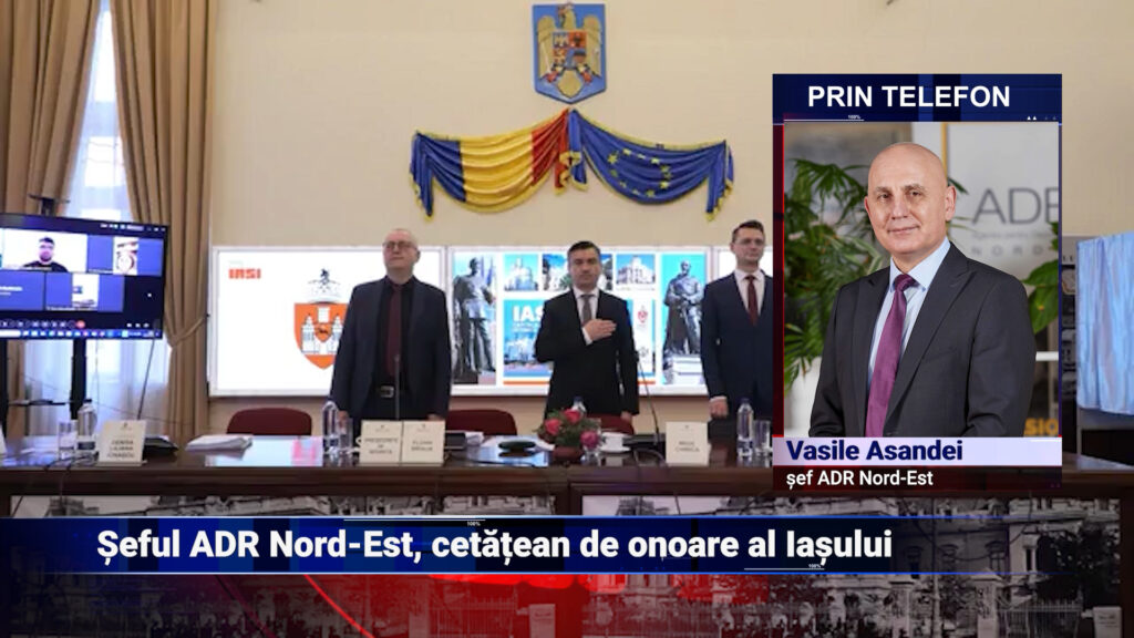 Șeful ADR Nord-Est, cetățean de onoare al Iașului