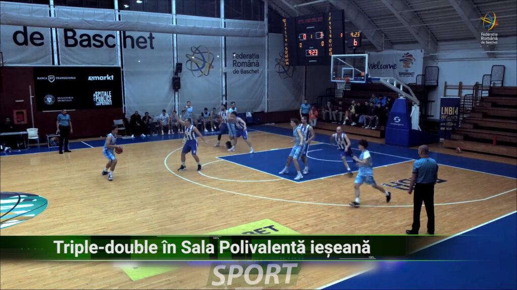 Triple-double în Sala Polivalentă ieșeană
