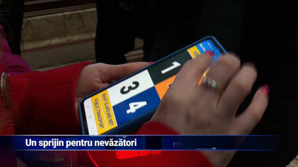 Un sprijin pentru nevăzători