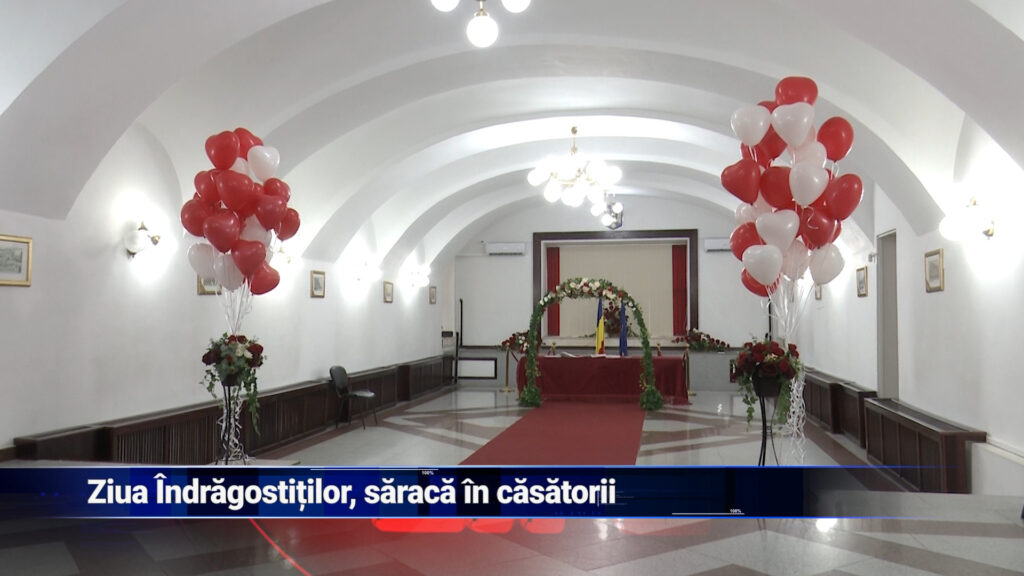Ziua Îndrăgostiților, săracă în căsătorii