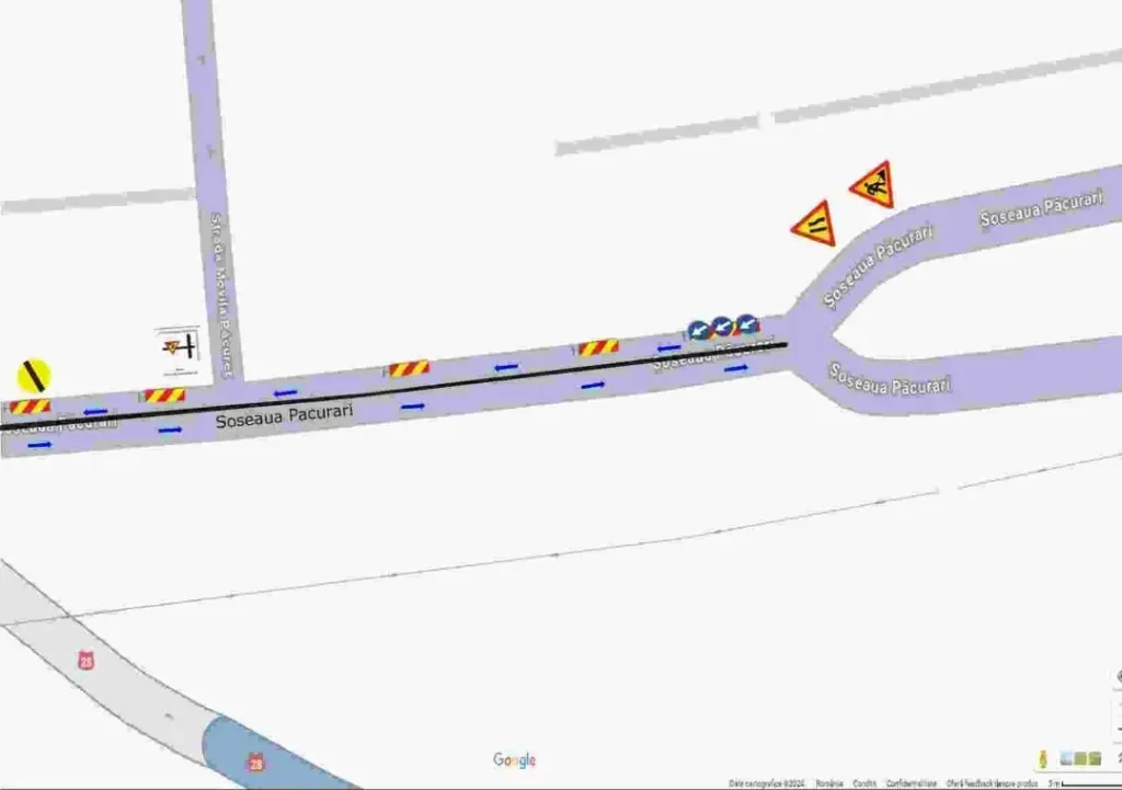 Atenție, șoferi! Trei zile tronsonul dintre Rond Păcurari și Antibiotice va fi închis câte 10 ore pentru lucrări de refacere