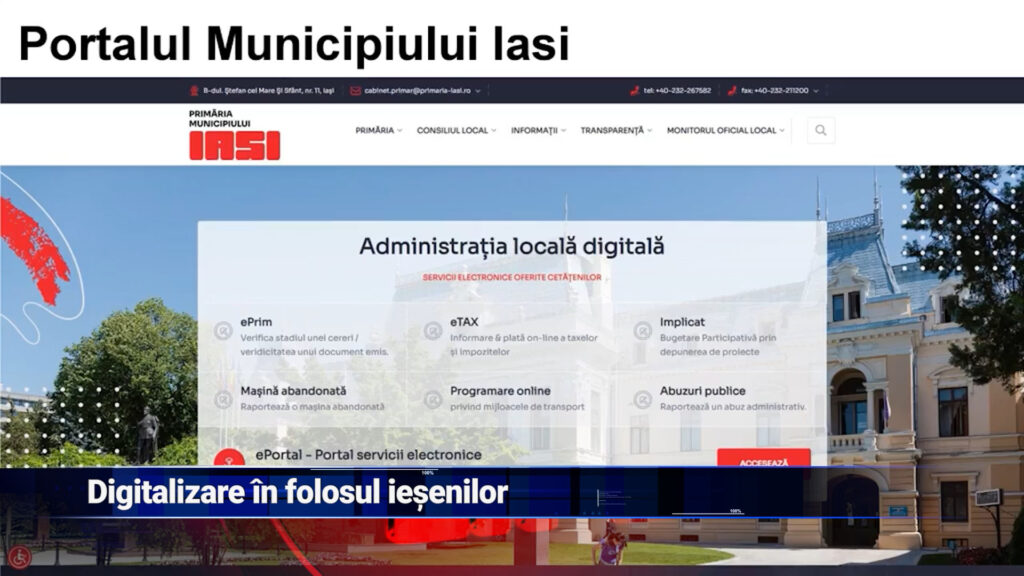 Digitalizare în folosul ieșenilor