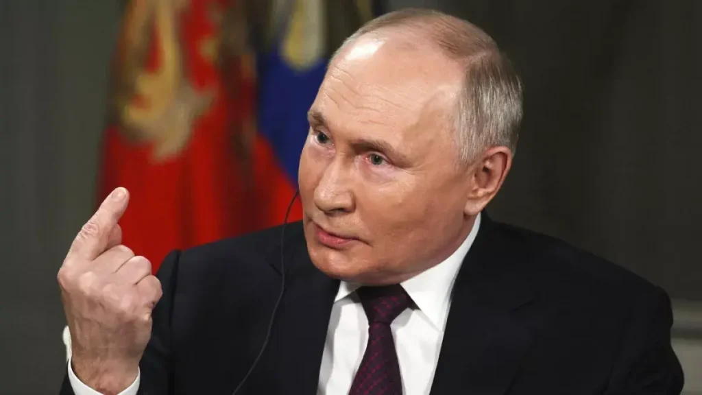 Putin acuză Ucraina că atacă Rusia pentru a interveni în alegerile prezidențiale