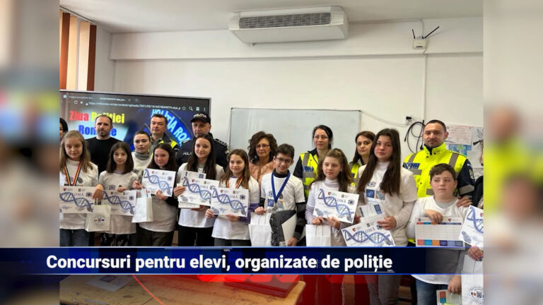 Concursuri pentru elevi, organizate de polițiști