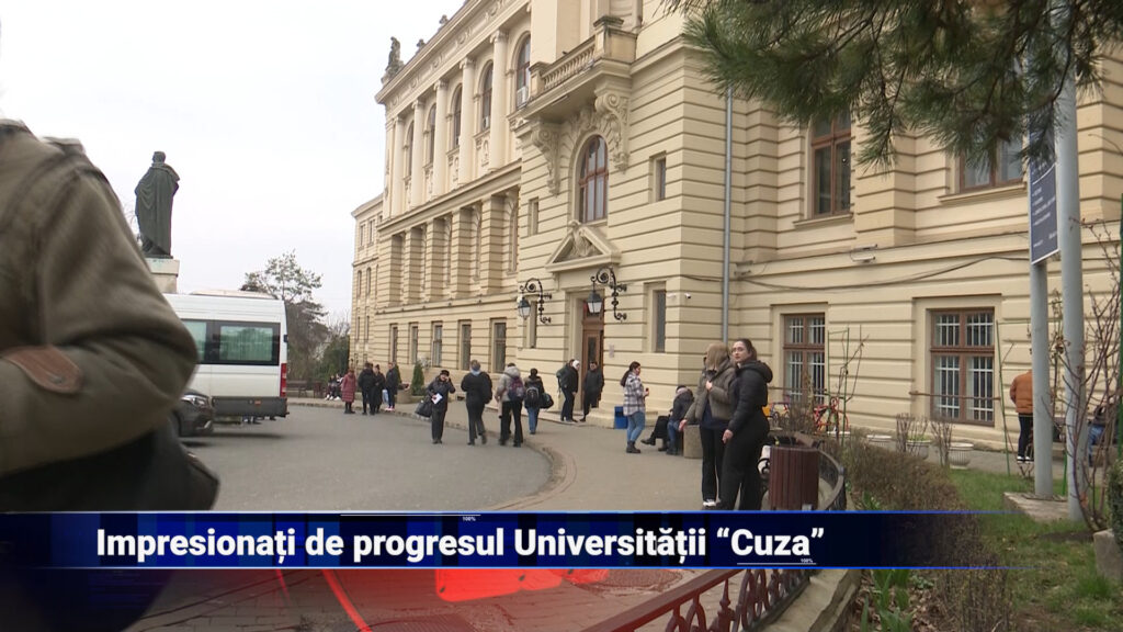 Impresionați de progresul Universității „Cuza”