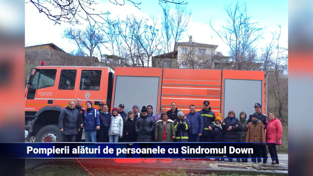 Pompierii alături de persoanele cu Sindromul Down
