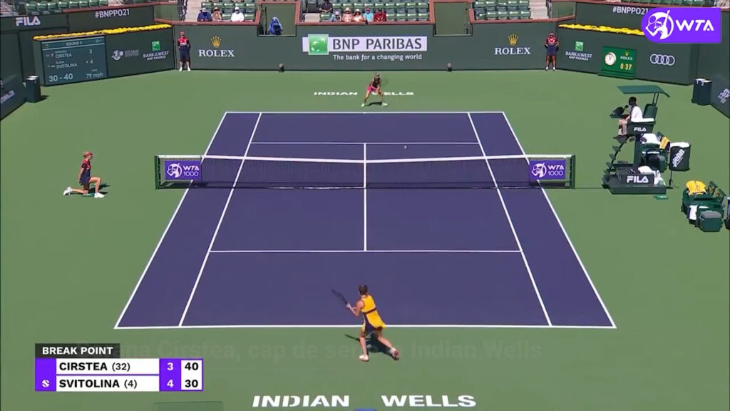 SORANA CÎRSTEA, CAP DE SERIE LA INDIAN WELLS