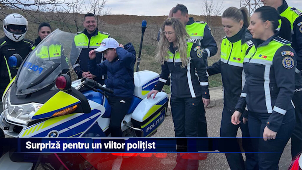Surpriză pentru un viitor polițist