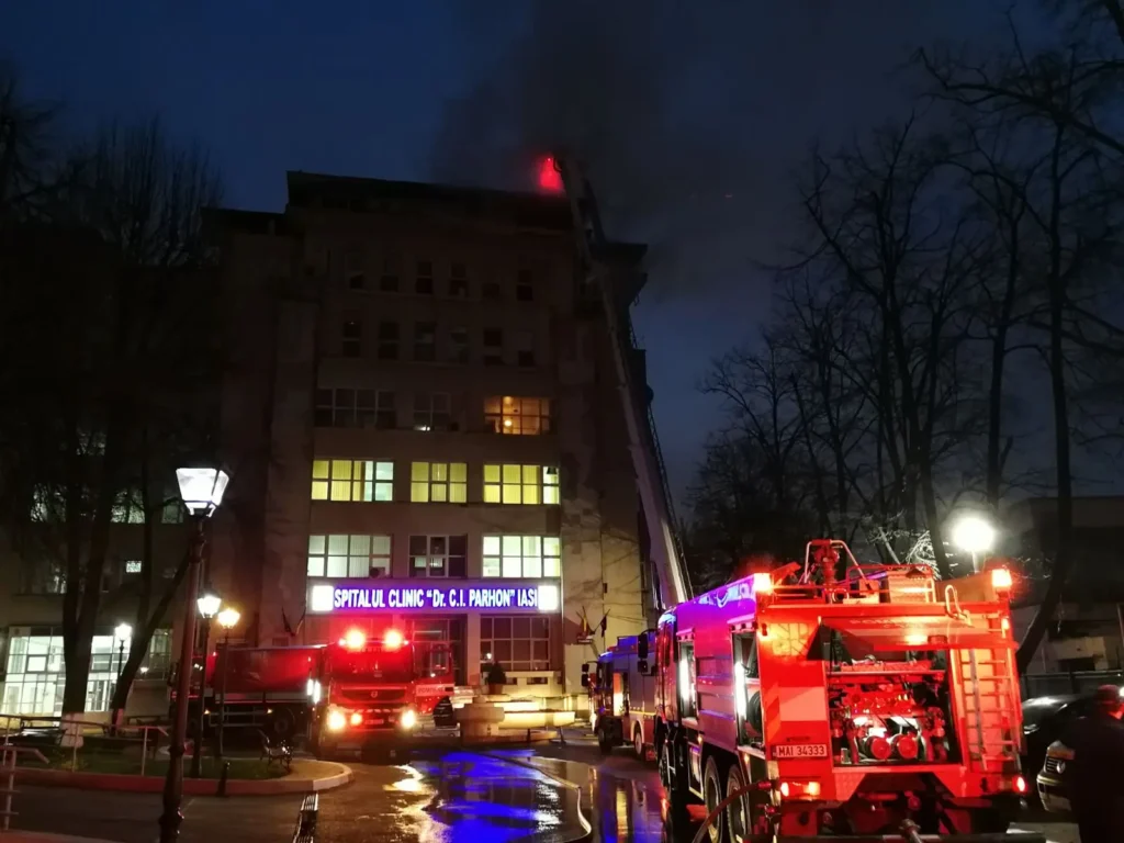 Institutul de Boli Cardiovasculare din Iași, bun de plată după incendiul de acum 6 ani: trebuie să achite un milion de lei