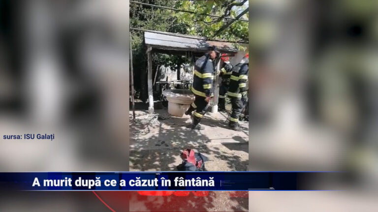 A murit după ce a căzut în fântână