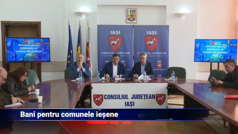 Bani pentru comunele ieșene