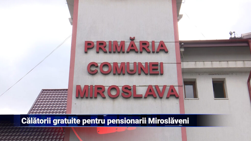 Calatorii gratuite pentru pensionarii din Miroslava