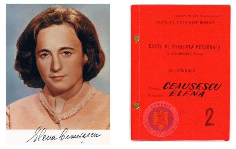 Elena Ceaușescu a fost înregistrată cu numărul 0000002 în cadrul Partidului Comunist Român, conform cărții publicate de CNSAS