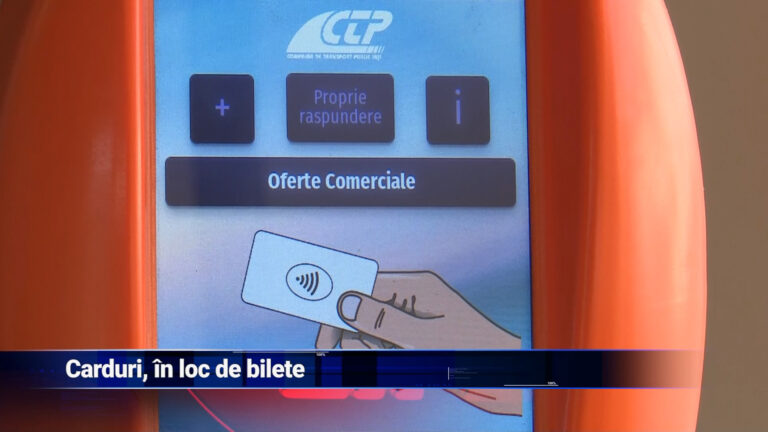 Carduri, în loc de bilete